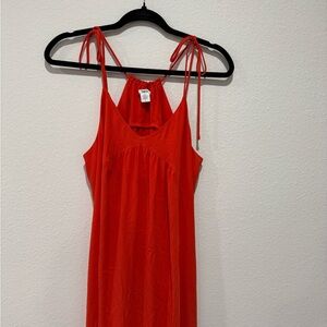 Bar III Vibrant Red Sleeveless Dress